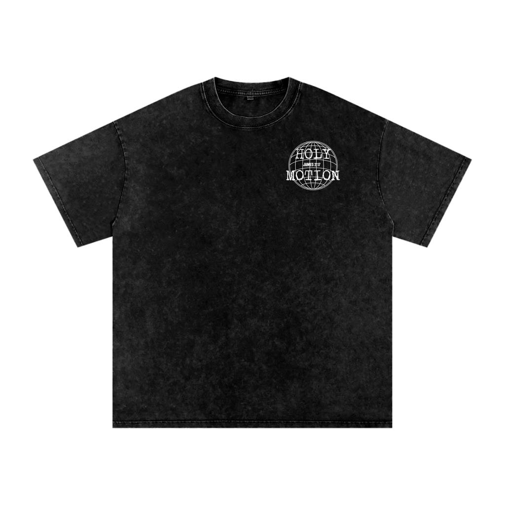 Holy Motion Snow Washed Oversized Cotton T-Shirt
